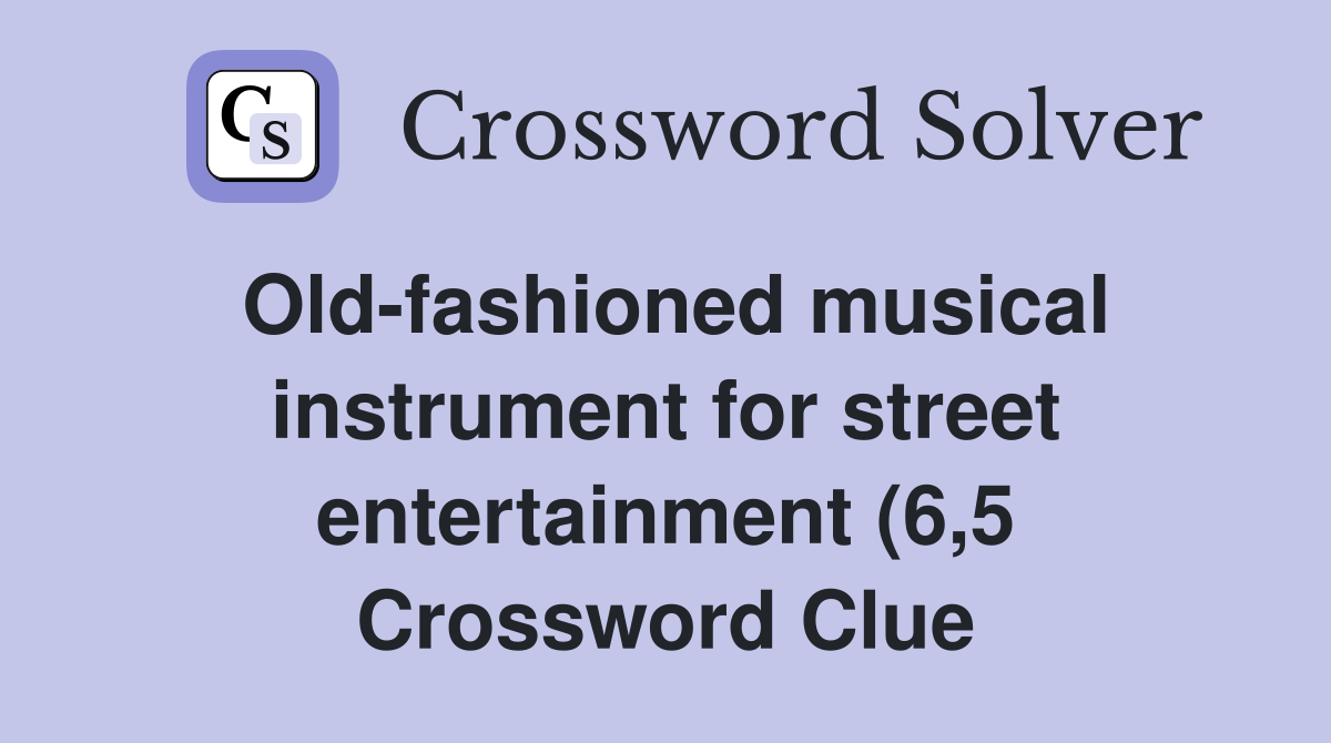 Old-fashioned musical instrument for street entertainment (6,5